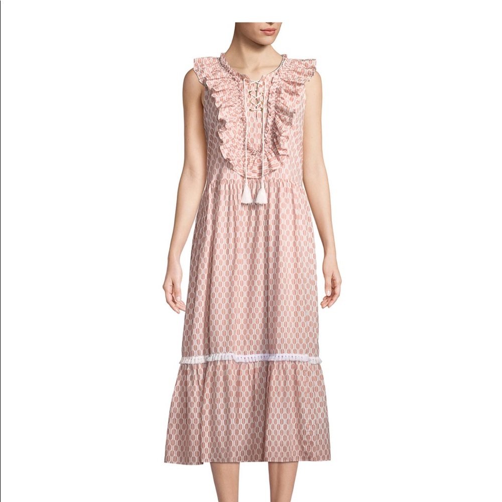 Kate Spade Brooke Street Arrow Lace-up Dress Sz SM